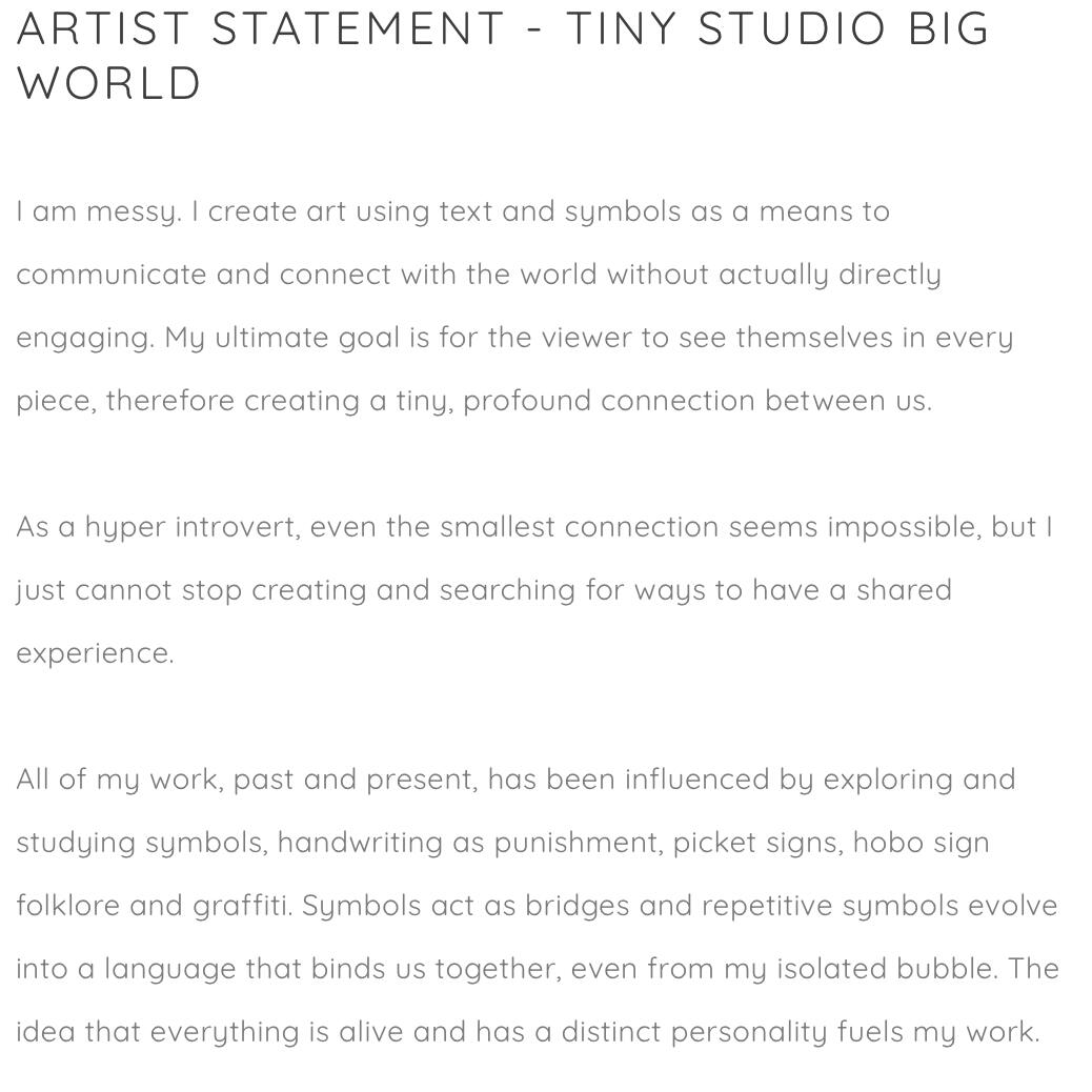 Usoon Woo Artist Statement